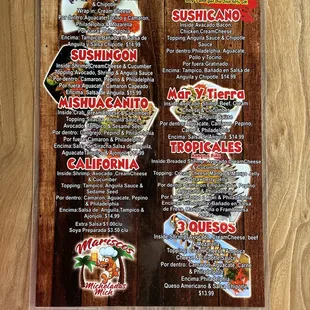 Sushi: Thursday - Sunday starting @ 12        Thursday &amp; Friday: BOGO 50% off !