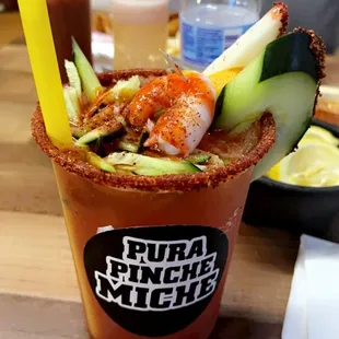 The micheladas were bomb!