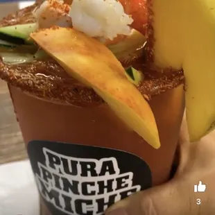 Michelada. Happy hour.