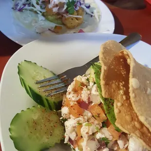 Shrimp Tostadas