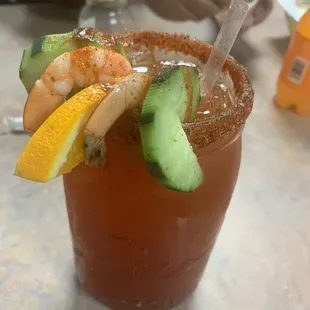 a shrimp cocktail