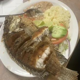 a plate of food