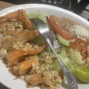 a plate of food