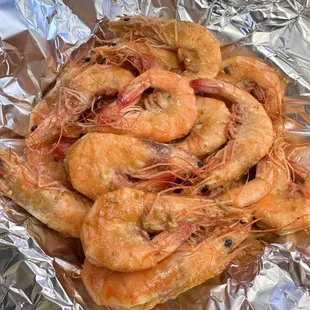 Butter garlic shrimp 
Camarones al mojo de ajo