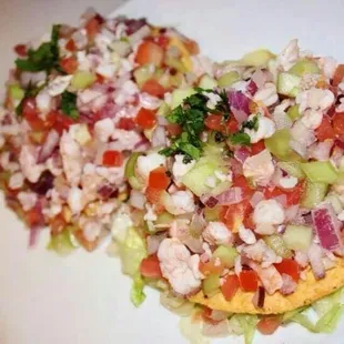 Must try this ceviche tosdada!!