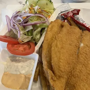 Catfish with fries special