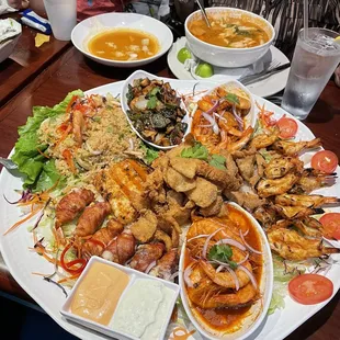 Seafood platter