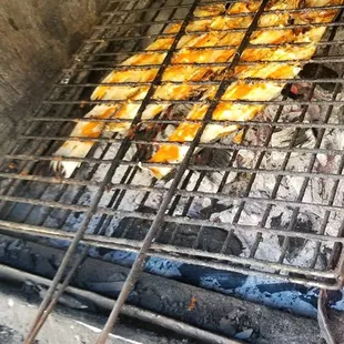 Pescado zarandeado a las brasad