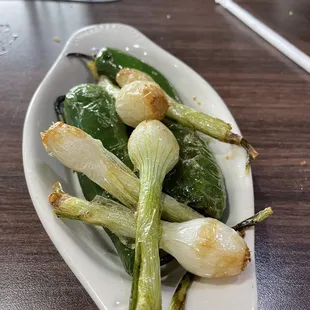 Side of jalapeños with onions