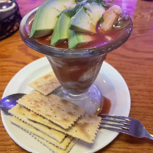 Seafood cocktail.