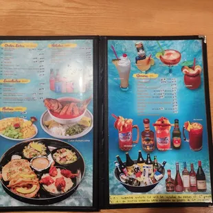 Updated menu with prices