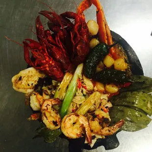 Seafood Molcajete