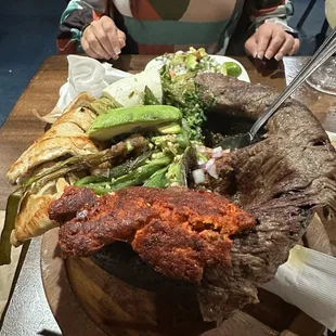 The all meat molcajete