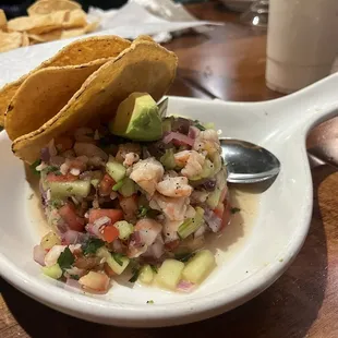 Camaron Cocido Tostada