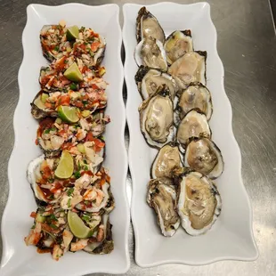 oysters, food, oysters and mussels, mussels, shellfish