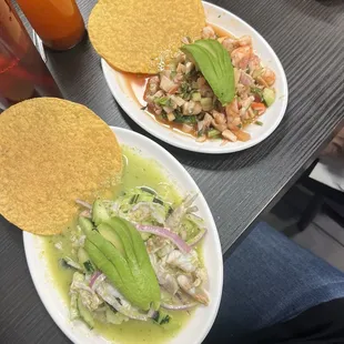 Ceviche Tostada De Pescado
