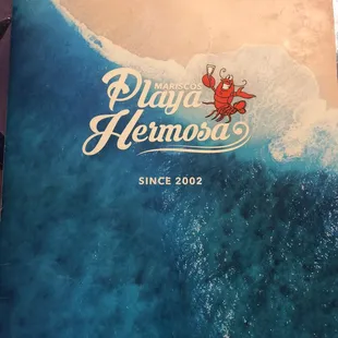 New menu cover
