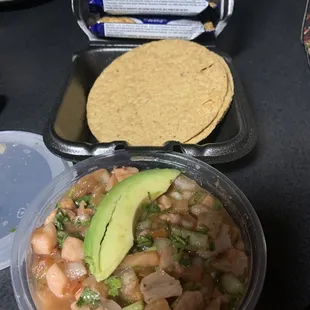 Ceviche Tostada
