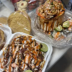 Marisco mix and Coco especiall delicious and plenty