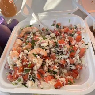Ceviche de camarón