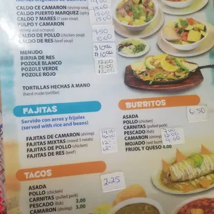 Ask for hand made tortillas