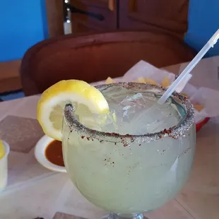Margaritas on rock. Pretty strong