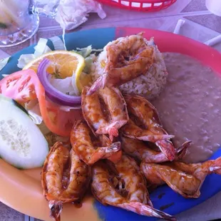 Camarones sarandeados. Really good!