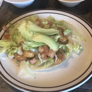 Tostada de Camarones