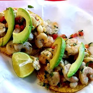Shrimp Tostada