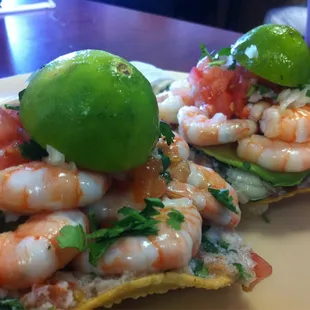 Shrimp Tostada