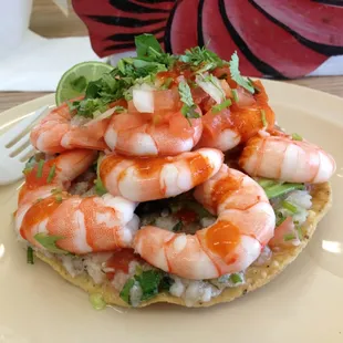 Shrimp Tostadas