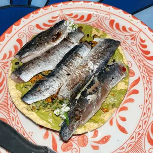 Sardine tostadas