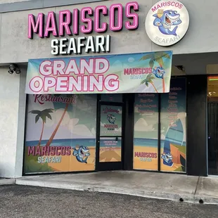 the front of the store