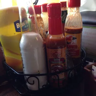 Variety of Hot sauces!