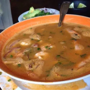 Caldo De Camaron (Shrimp soup)