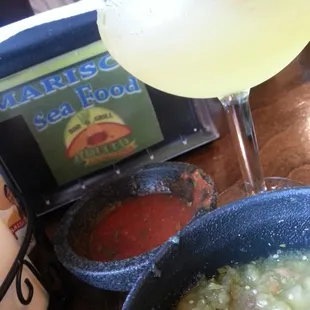 Salsa and a Cadillac Margarita