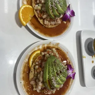 Ceviche Tostadas
