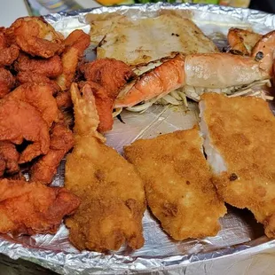 Seafood platter