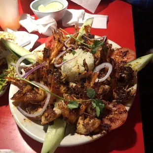 a plate of food
