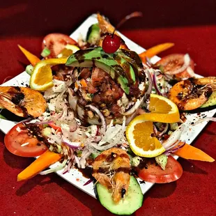a plate of food