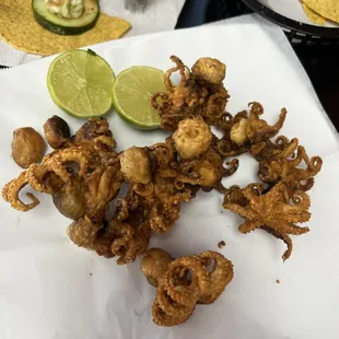 Fried octopus