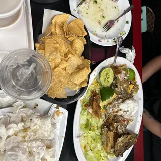 Mojarra Frita Plate