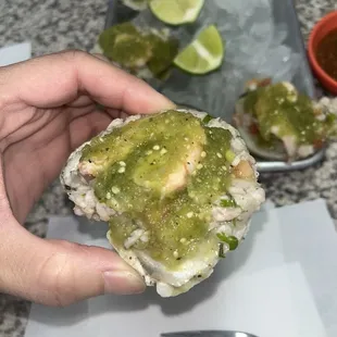 Ceviche oyster