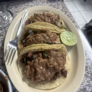 Tacos de asada