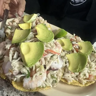 Tostadas de Ceviche