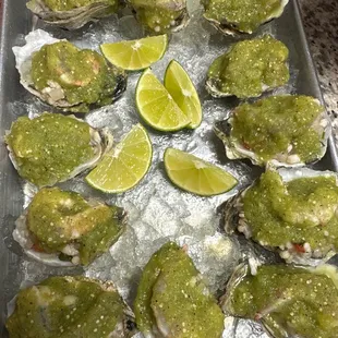 loaded oysters