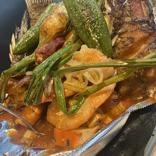 Molcajete De mariscos