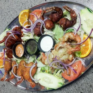 salads, food