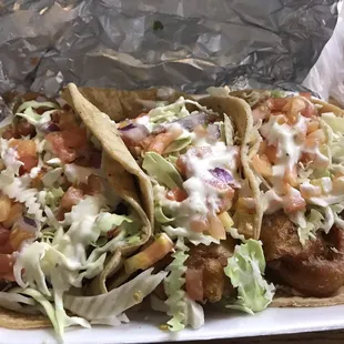 Taco De Pescado a La Plancha