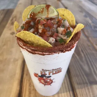 Micheladas c/ ceviche